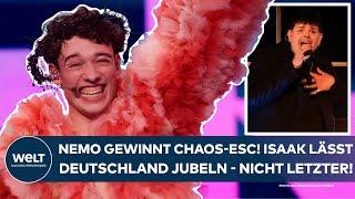 MALMÖ Nemo gewinnt Chaos-ESC 2024 Issak lässt Deutschland jubeln - bestes Ergebnis seit 2018