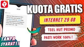 REDEEM HURRY How to Get 29 GB Free Quota - TELKOMSEL FREE QUOTA 2024  JUNE UPDATE