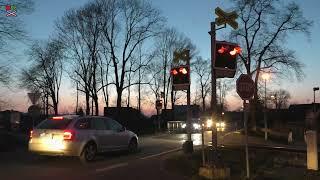 Železniční přejezd Židněves P4645 - 4.3.2024  Czech railroad crossing