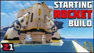 Neptune Rocket Blueprints and Starting Build Subnautica Gameplay Ep. 14  Z1 Gaming