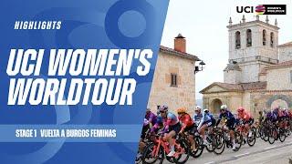 Stage 1 - Vuelta a Burgos Feminas Highlights  2024 UCI Womens WorldTour