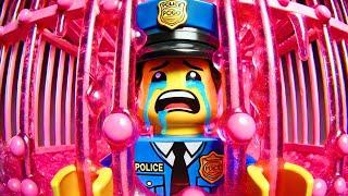 Please Help Police Want To Escape From Acid Slime Jail  Lego Police City  Brick Rising