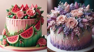 Top 100+ More Colorful Cake Decorating Compilation  Most Satisfying Cake Videos  So Tasty Cakes