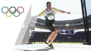 Germanys Harting wins Discus gold