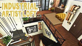 Industrial Artist Loft  The Sims 4 Apartment Renovation Speed Build