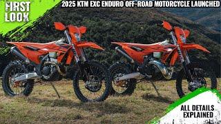 2025 KTM EXC-F And KTM EXC-W Enduro Off-road Motorcycles Launched - First Look