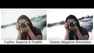 Fujifilm “Actual Film” VS “Classic Negative Simulation”  Fuji Superia X-Tra400 Comparison