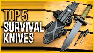 Best Survival Knives 2023  Top 5 Ultimate Survival Knives On Amazon