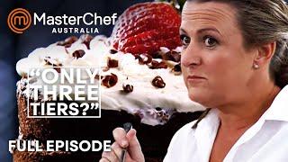 Three Tiered Cake Fails in Junior MasterChef Australia  S01 E07  Full Episode  MasterChef World