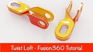 Fusion 360 Tutorial - Twist Loft