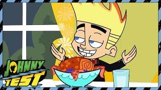 Dinner with Johnny  Johnny Test  Full Episodes  Cartoons for Kids