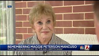 Mount Airy remembers Maggie Mancuso Charlene Darling from the Andy Griffith Show