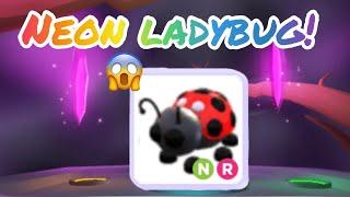 Making NEON LADYBUG In Adopt Me Roblox