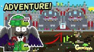 ADVENTURE TO THE CASTLE Growtopia