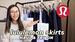 Lululemon Skirts  Haul + Try On + Comparison  The Best Skirt at Lululemon?