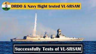 2 successful trial of VL-SRSAM from Indian Navy Warship