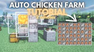 Minecraft Automatic Chicken Farm 1.19.4  EASY BUILD