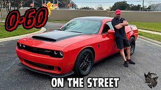 How Fast is the Demon 170 from 0-60 ON THE STREET?