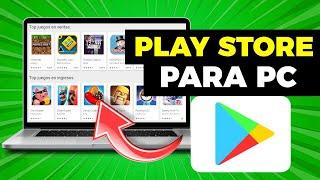 Cómo DESCARGAR JUEGOS de Play Store en PC  Play Store para PC 2024