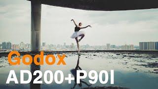 Godox AD200 & P90L Dancing With Ballet