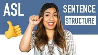 ASL Sentence Structure Word Order in American Sign Language l ASL Lessons