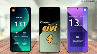 Xiaomi 13T vs Xiaomi Civi 4 Pro vs Redmi Note 13 Pro Plus