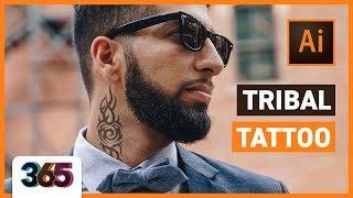 Tribal Tattoo  Illustrator CC Tutorial #346365