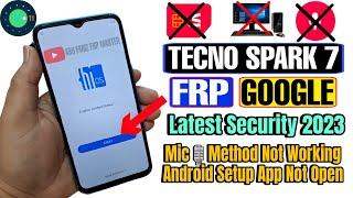Tecno Spark 7 FRP Bypass Android 11  Tecno KF6i-KF6j-KF6k-KF6p-PR651 Google Account Bypass  No PC