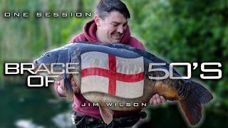 Brace of 󠁧󠁢󠁥󠁮󠁧󠁿 50lbers  PLUS 1 x 46lber and EIGHTEEN 30s   Carp Fishing 