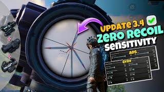 Update 3.4 Best Sensitivity And Settings  For All Devices  PUBG  BGMI  GB ALPHA