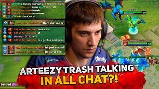 ARTEEZY TRASH TALKING in ALL CHAT? RTZ plays MONKEY KING in 11000 MMR