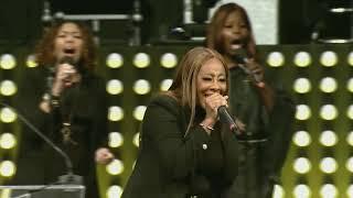 Leandria Johnson sings at Brandon Smiley’s son of Rickey Smiley funeral