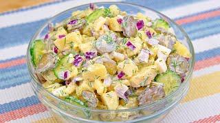 The most delicious Berlin salad Simple and delicious German recipe  6 ASMR Recipes