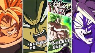 ALL ANIMATIONS 9TH ANNIVERSARY DOKKANFEST LR SSJ BROLY SUPER ATTACKS DBZ Dokkan Battle