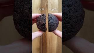 Are muffins and cupcakes the same? #baking #foodscience