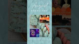 August yarn clubs available for preorder until August 11th shipped 16th Aug #yarnclub #handdyedyarn