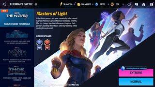 Masters Of Light - Legendary Battle Normal Difficulty Gameplay Free To Play - Marvel Future Fight