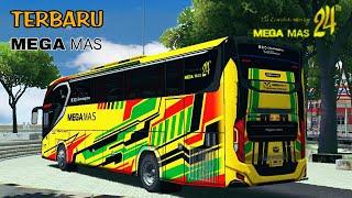 livery bussid srikandi shd ori mega mas terbaru  efek 3D R22 skylander.bussid