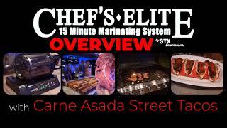 Chefs Elite Marinator  Carne Asada  Street Tacos 4K