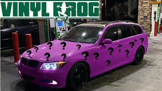 Wrapping My Girls Car In Vinyl Frog