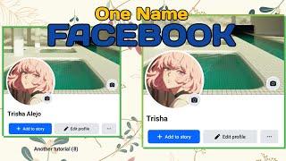 how to one name on facebook 2024  another way 8