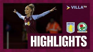 MATCH HIGHLIGHTS  Aston Villa Women 7-0 Blackburn Rovers Women