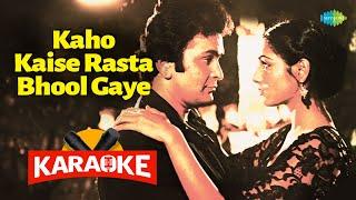 Kaho Kaise Rasta Bhool Gaye - Karaoke With Lyrics  Kishore Kumar Lata Mangeshkar  R.D. Burman