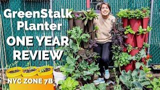GreenStalk Planter ONE YEAR Review  Vertical & Small Space Gardening  Container Gardening