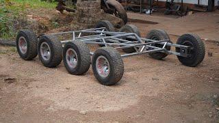 Homemade 8×8  Thank  part 2  Hub and Chassis making