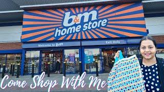 Come Shop With Me @B&M Stores  UKS Biggest One Stop Shopping For All Your Home Needs Shopping Haul