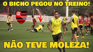 PRIMEIRO TREINO DE ALEX SANDRO E GONZALO PLATA NO FLAMENGO TEVE CARRINHO GOLAÇO E MAIS...