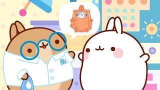 Science experiment with Molang  Funny Compilations For kids