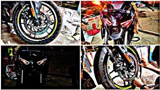 #bajaj  pulsar n160 hed light modified #pulsar n160 hed light modification #pulsar modified #pulsar