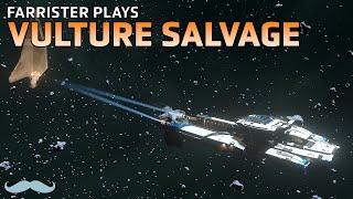 Salvaging in an Asteroid Belt  Star Citizen 3.24 4K Salvage Gameplay